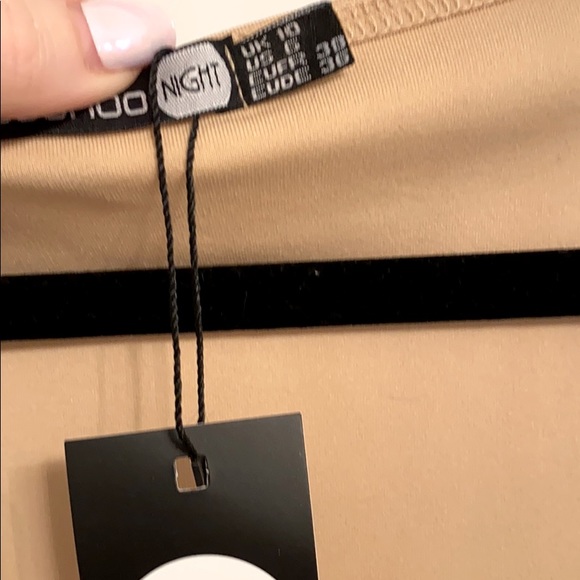 NWT Faux Button Up Mini Dress - Picture 4 of 5